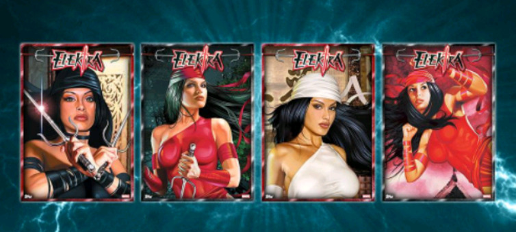 Topps Marvel Collect Elektra : Close at Hand Full Set 26 Digital Cards