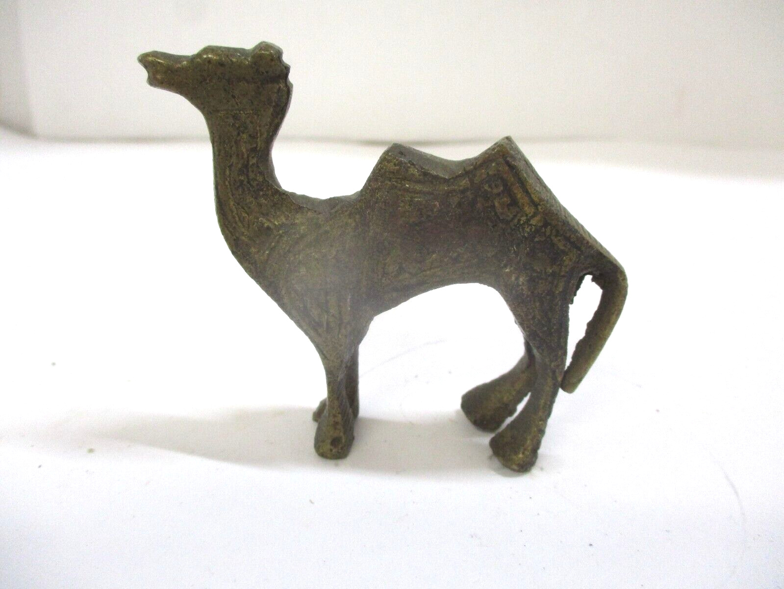 Small Vintage Brass Camel Figurine
