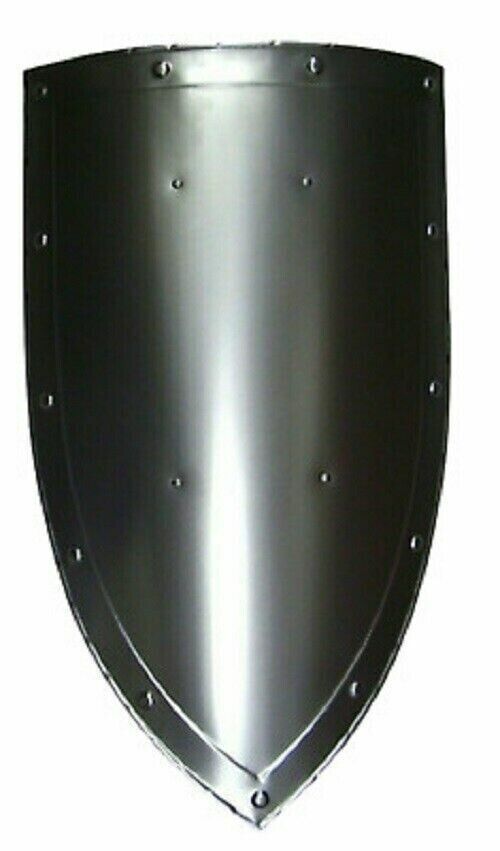 Medieval vintage 24 inch handmade steel knight armor shield for protection