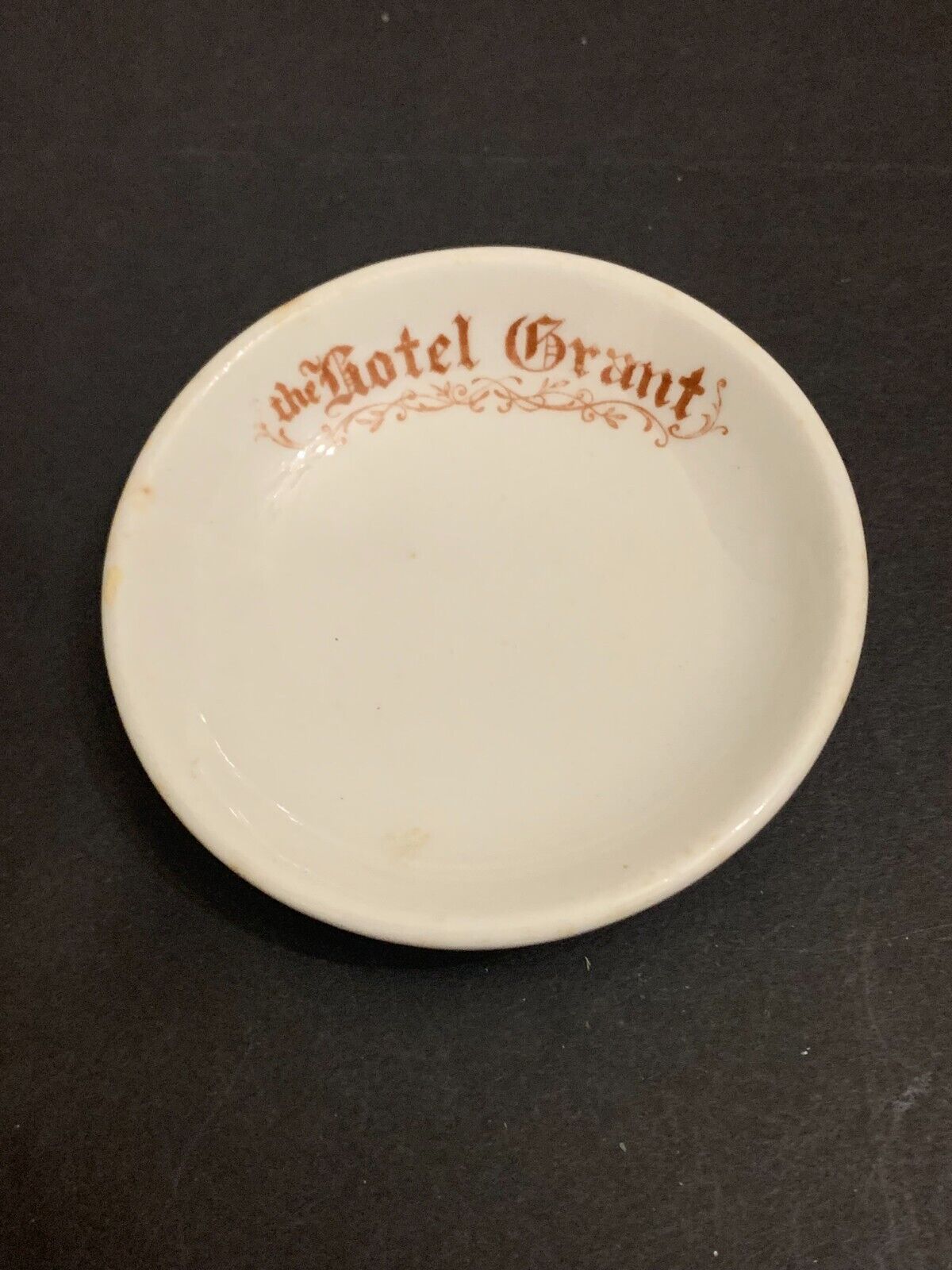 Antique c.1910 The Hotel Grant San Diego California Restaurant China Butter Pat