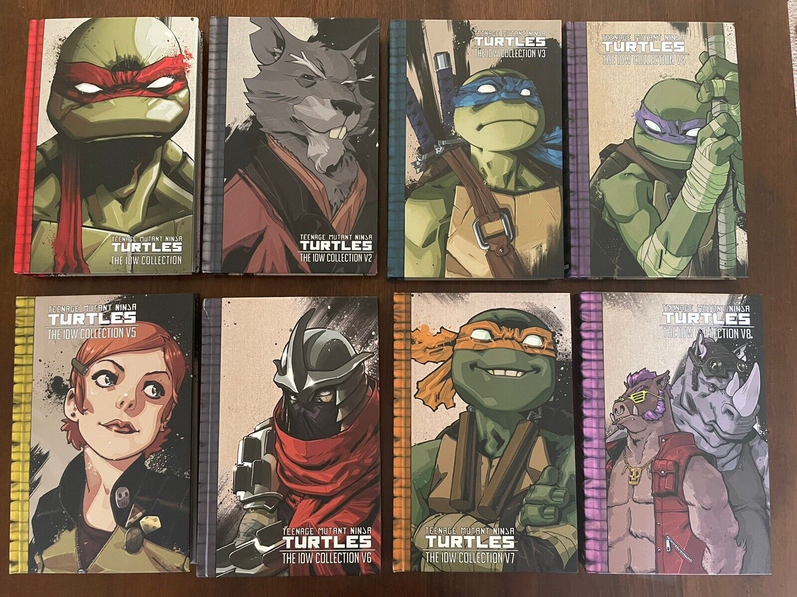 IDW Collection TMNT Hardcover 1 2 3 4 5 6 7 8  Teenage Mutant Ninja Turtles