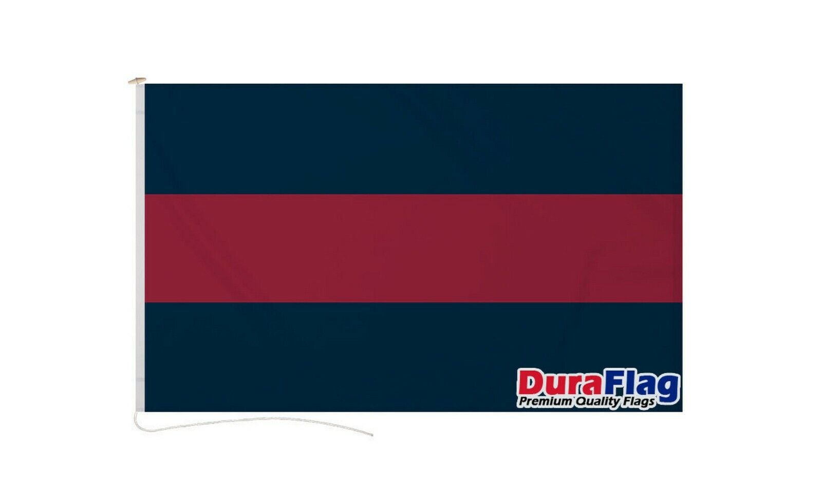HOUSEHOLD DIVISION NO CREST DURAFLAG 150cm x 90cm QUALITY FLAG ROPE & TOGGLE