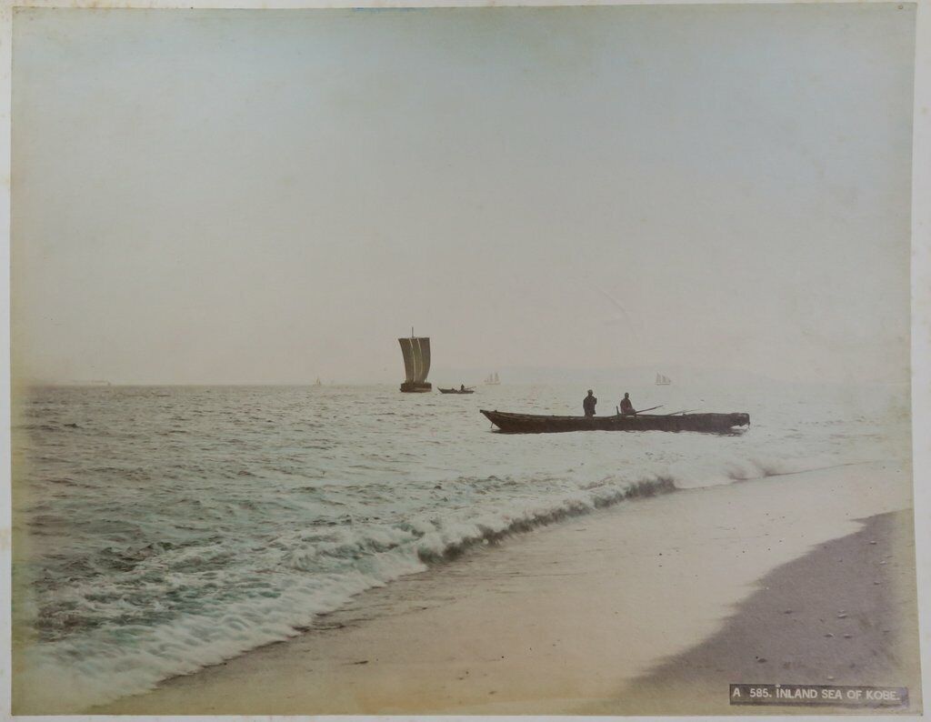 c.1880's PHOTO - JAPAN INLAND SEA OF KOBE