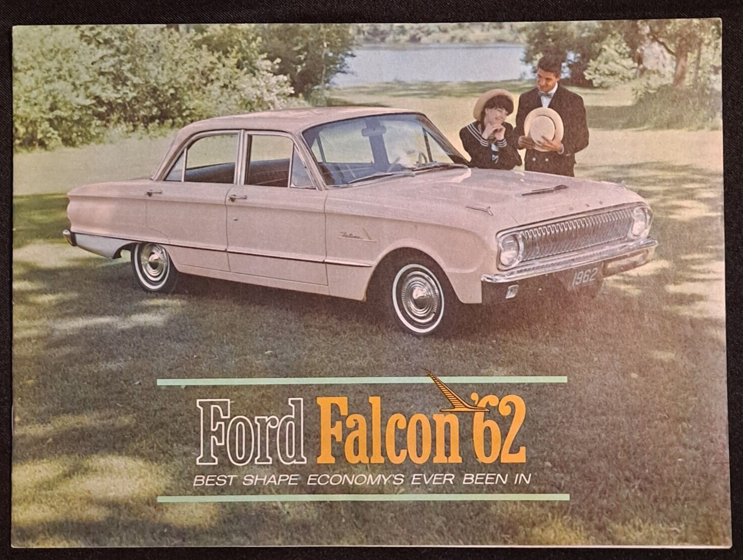 1962 Ford Falcon Sales Brochure Tudor Fordor Futura Deluxe Club Wagon Squire