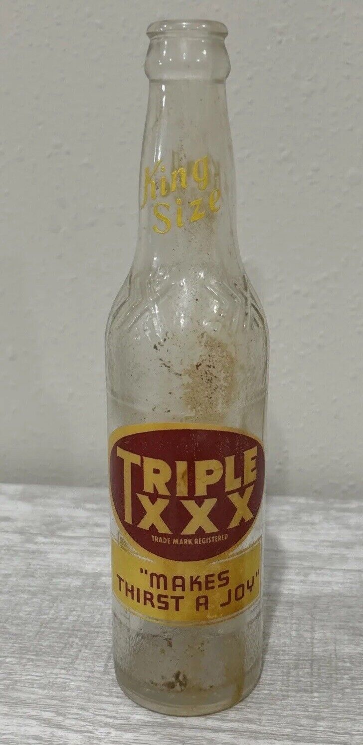 Vintage TRIPLE XXX ROOT BEER Bottle