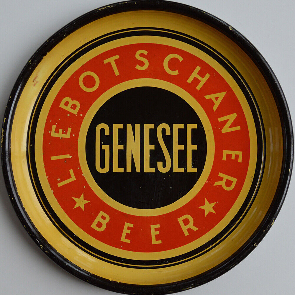 Vintage Genesee Liebotschan Beer Reproduction Metal Sign 