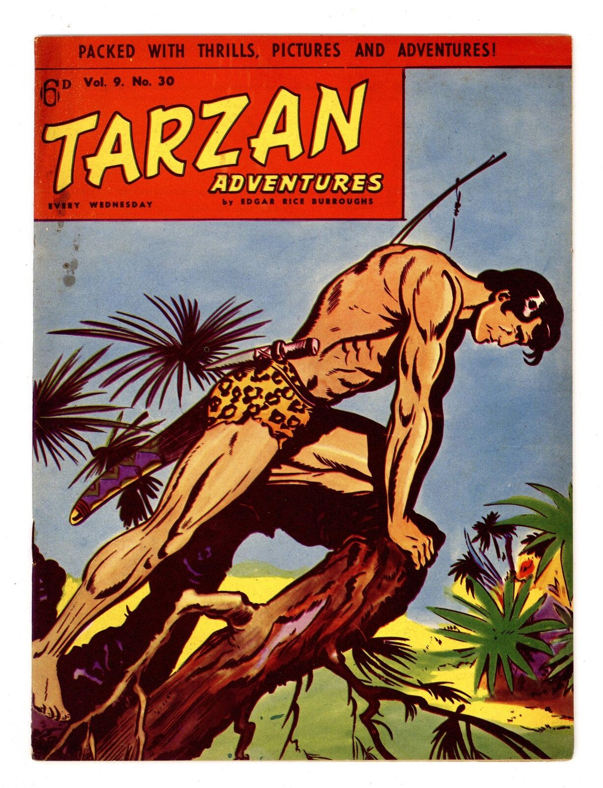 Tarzan Adventures Vol. 9 #30 VG- 3.5 1959 Low Grade