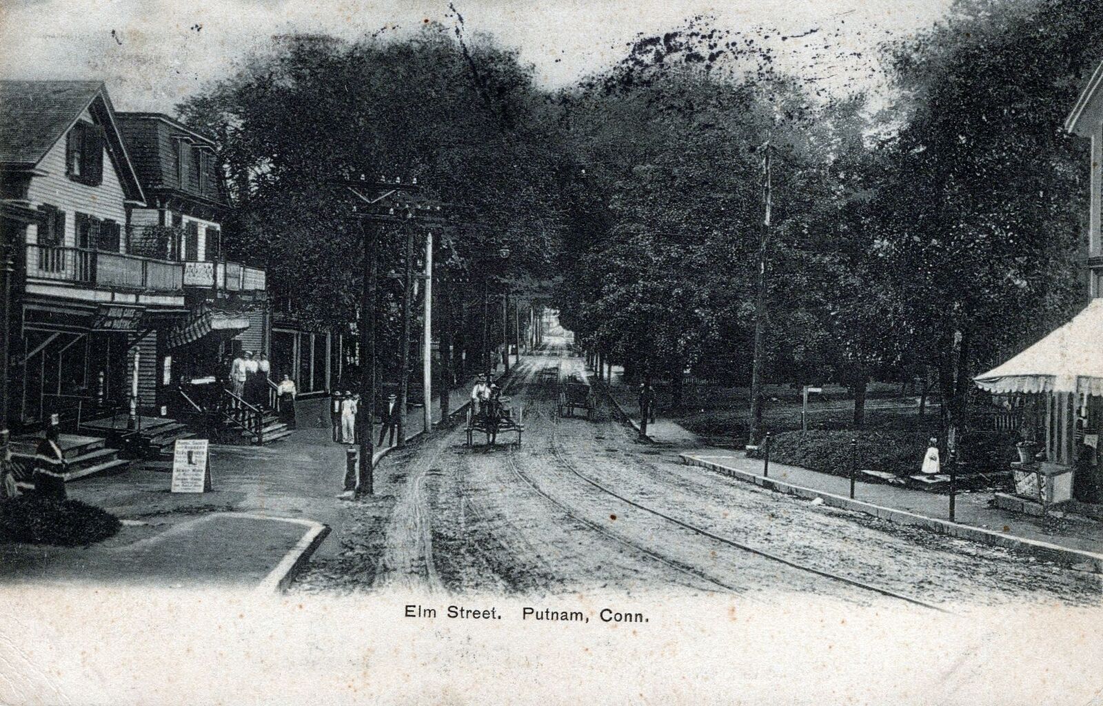 PUTNAM CT - Elm Street Postcard
