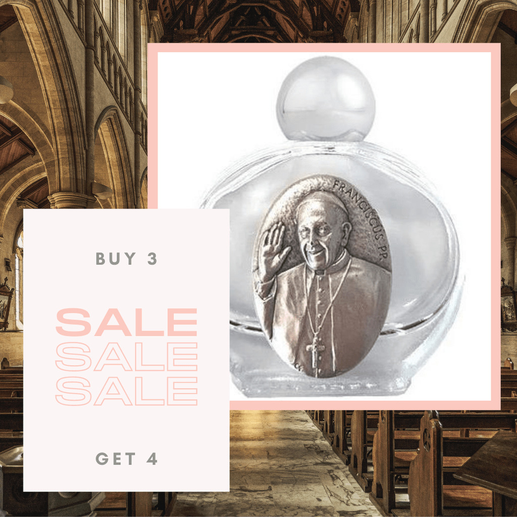 Holy Water 4x SET - Blessed Water - St. Peter Basilica - Catholic Gift