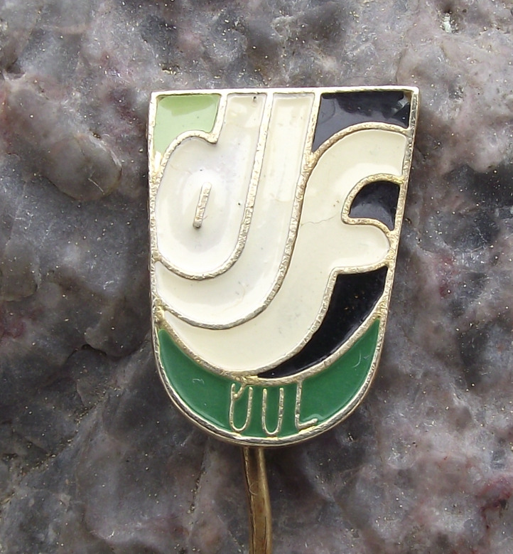 Vintage DJF Dul Julius Fucik Coal Mines Ostrava Czechoslovakia Pin Badge