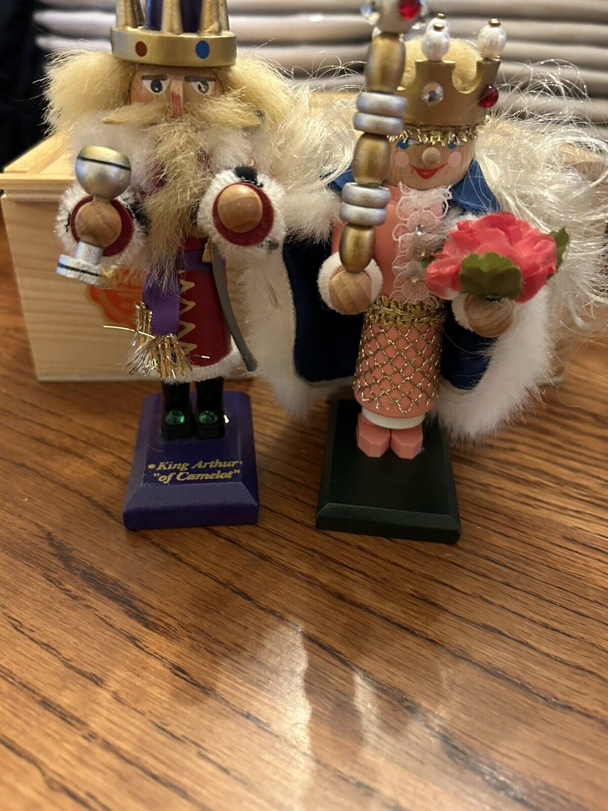 LIMITED EDITION CAMELOT NUTCRACKERS-KING ARTHUR And QUEEN GUINEVERE