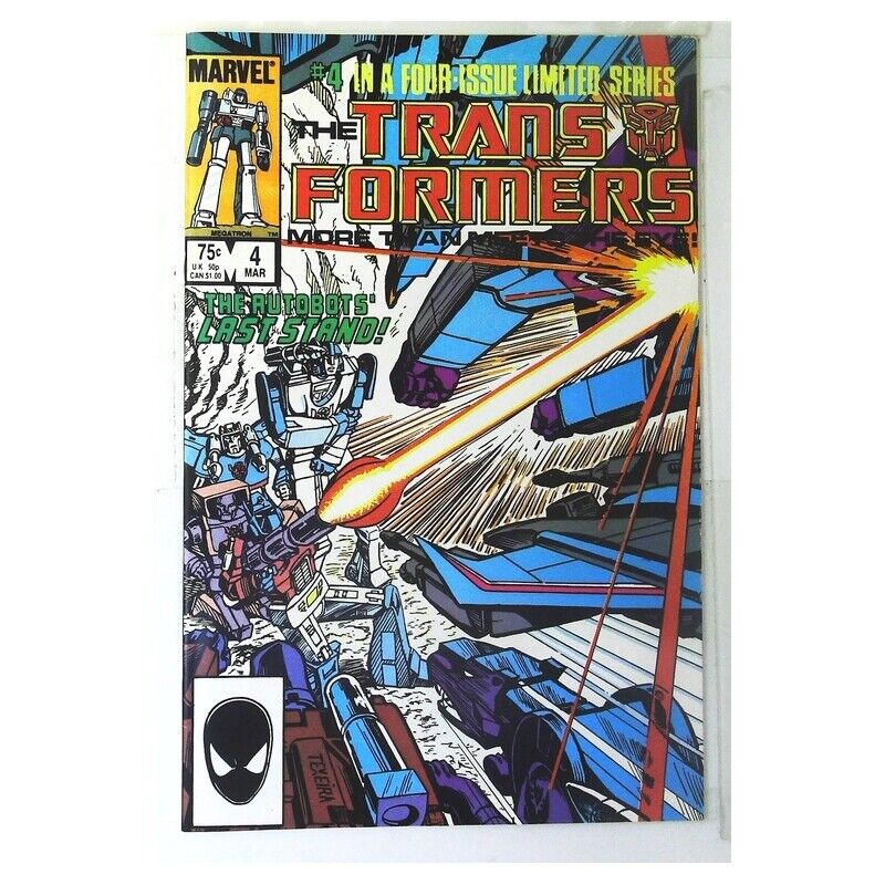 Transformers (1984 series) #4 in Near Mint condition. Marvel comics [k]