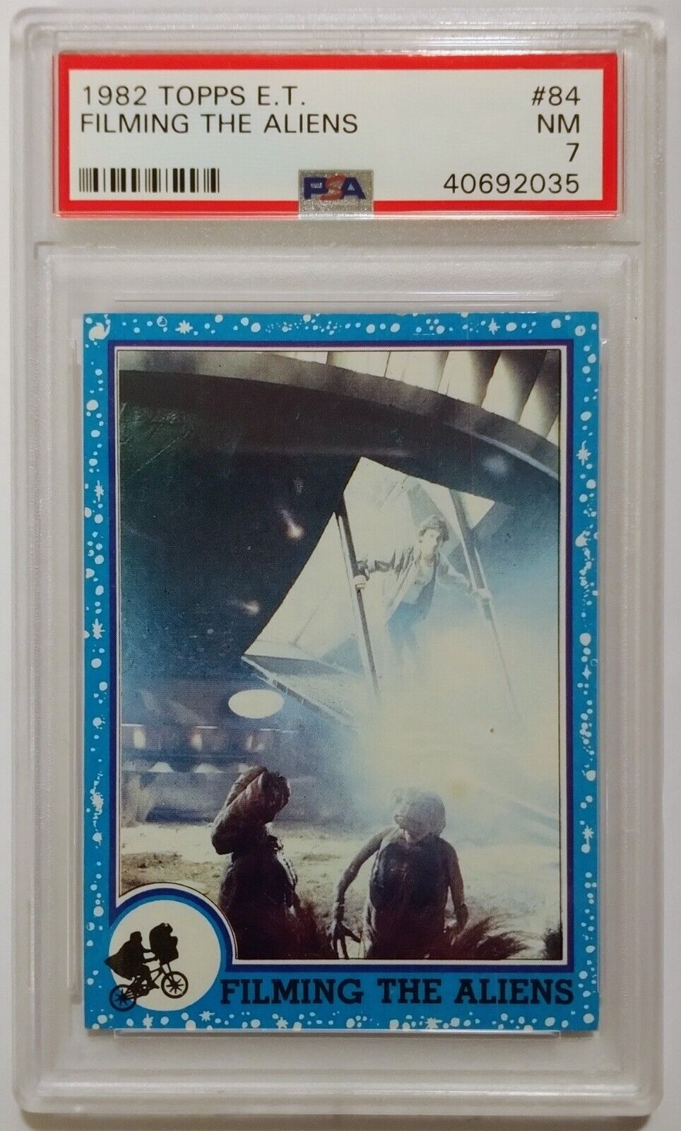 1982 E.T. TOPPS CARD #84 \