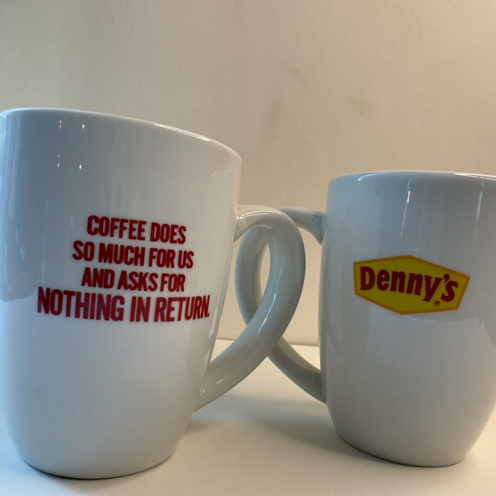 Vintage Denny's Coffee Mug Set Of Two