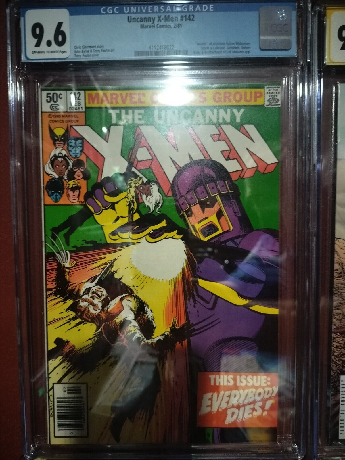 Uncanny X-Men 142 Newsstand - CGC 9.6 - Death Storm Colossus Wolverine 1981 Key