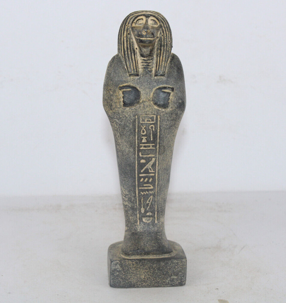 RARE ANCIENT EGYPTIAN ANTIQUE UNIQUE BABOON Ushabti Shabti statue Stone (BS)
