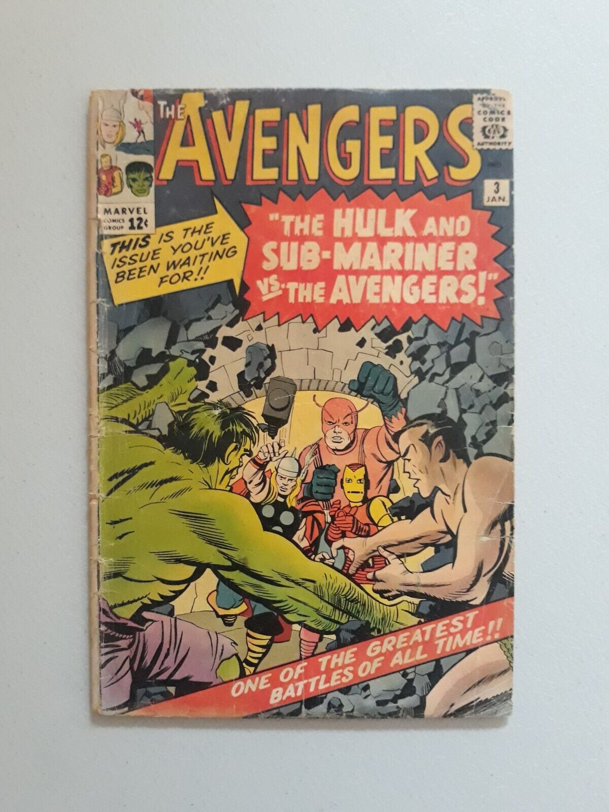 Avengers 3 Marvel Comics 1964
