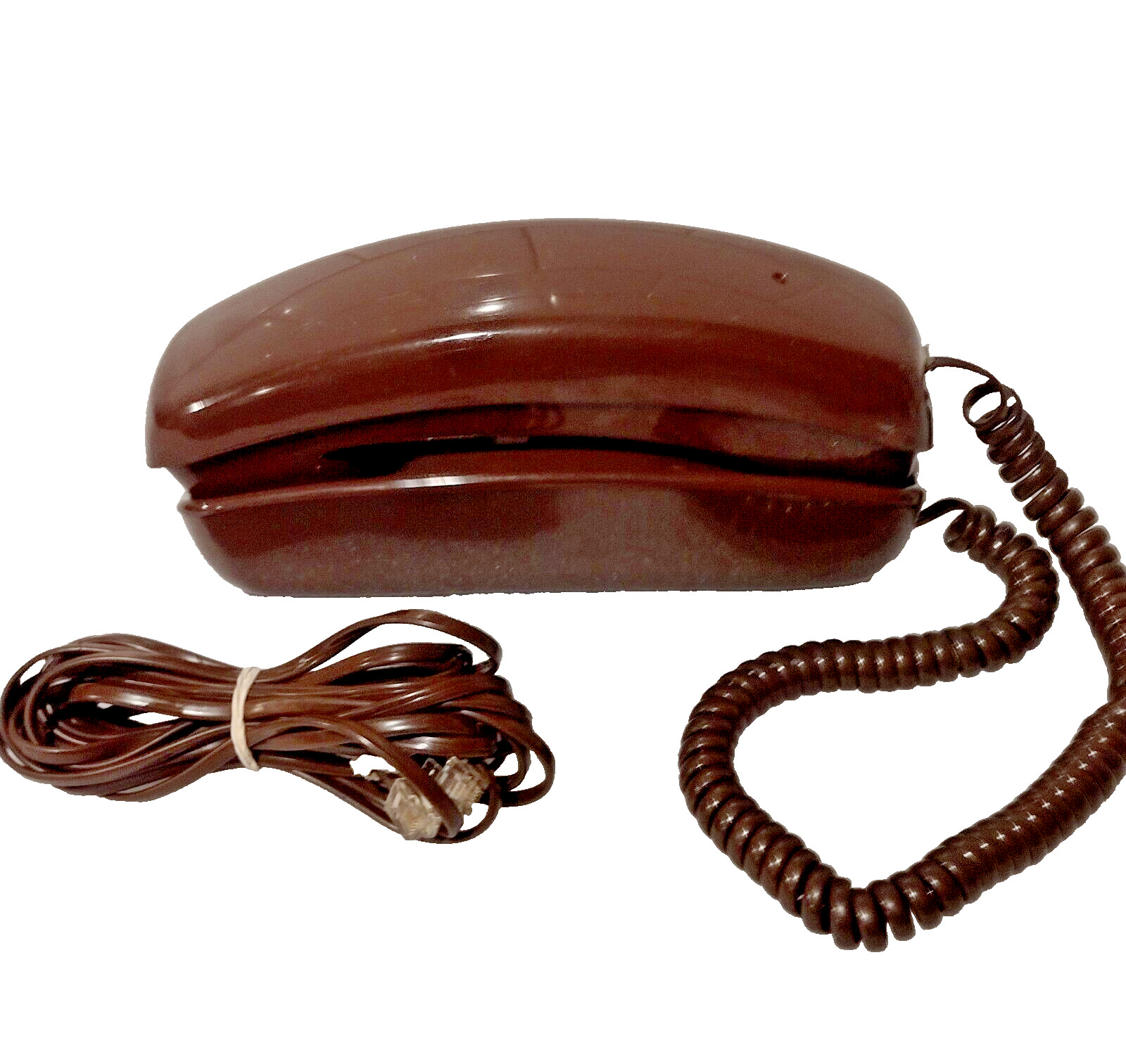 Vintage Bell 51350 Favorite Trimline Brown Push Button Phone Telephone Retro