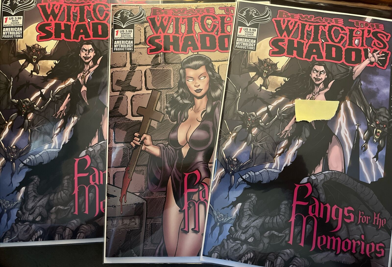 BEWARE the Witch's Shadow #1 - Jun 2024 Mythology Comic CVR A B And C Nude