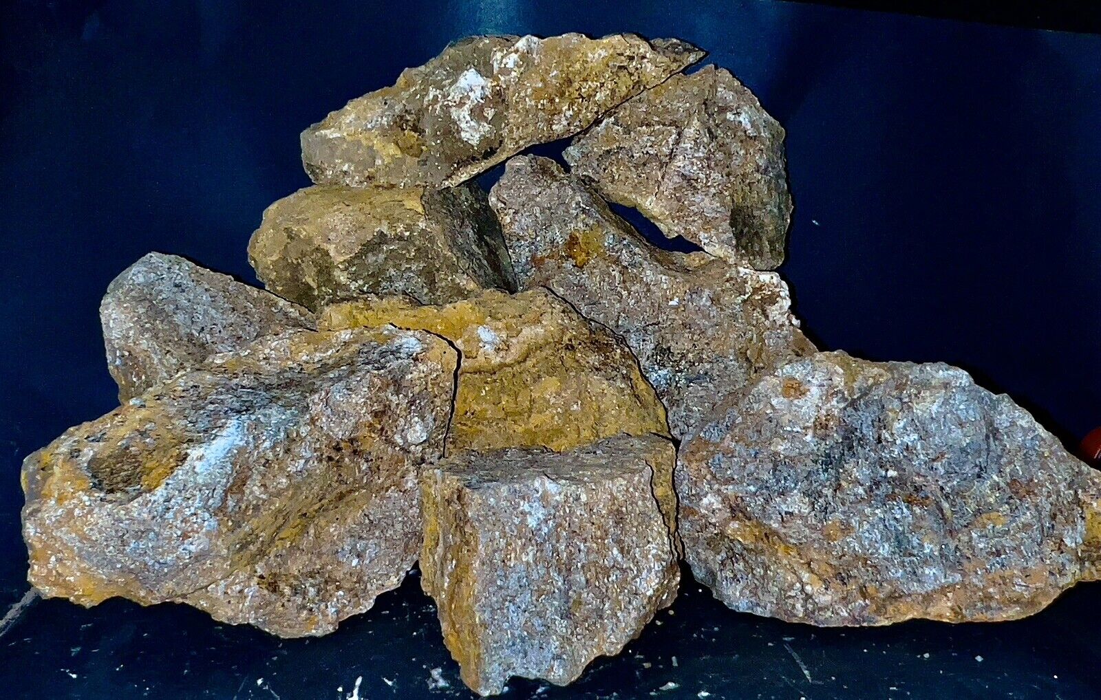 10LB HIGH GRADE-HIGHLY MINERALIZED CALIFORNIA GOLD-SILVER-COPPER MOTHERLODE ORE