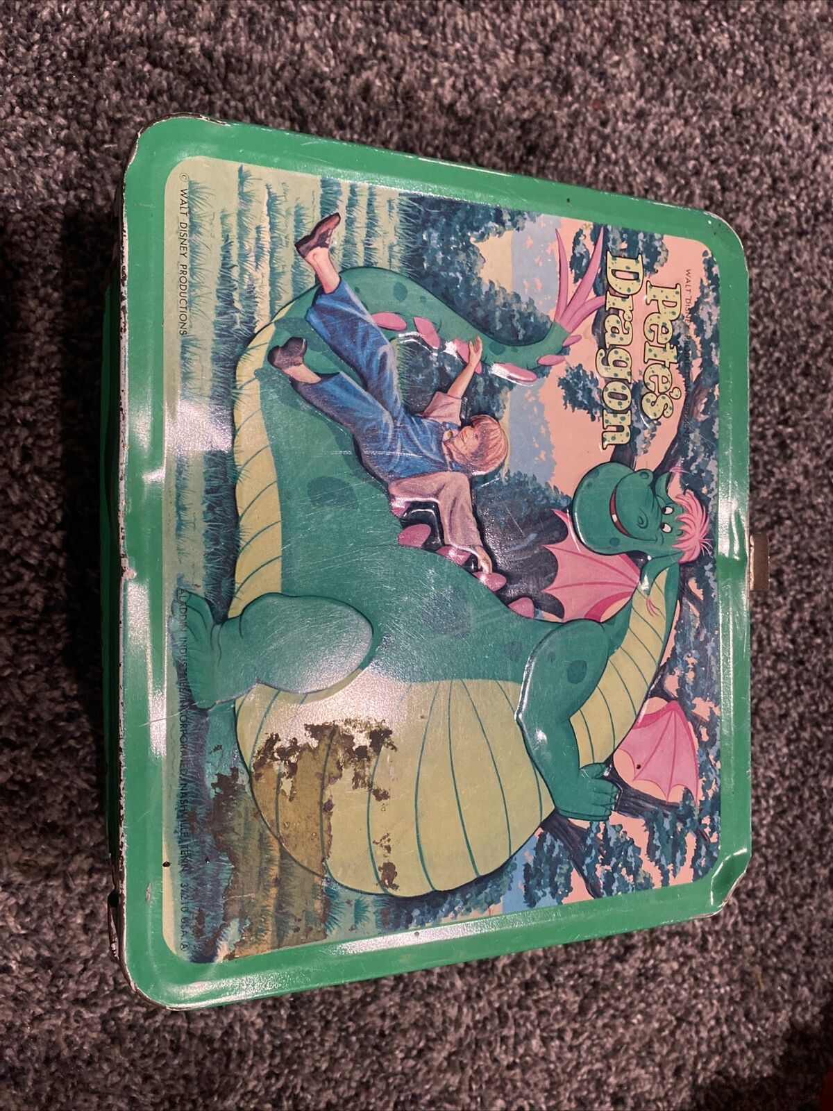 VINTAGE PETE'S DRAGON LUNCHBOX AND THERMOS