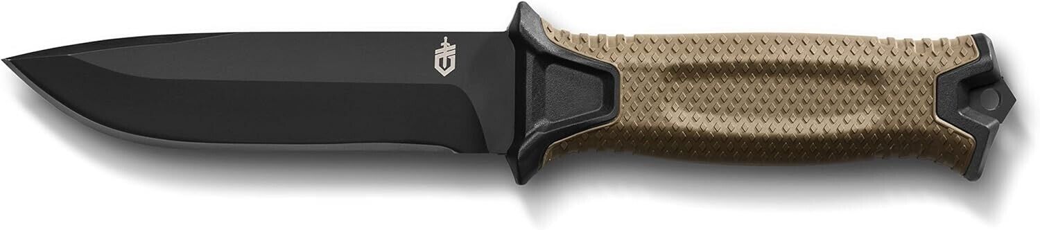 Gerber Gear Strongarm Fixed Blade Tactical Knife for Survival Gear Black
