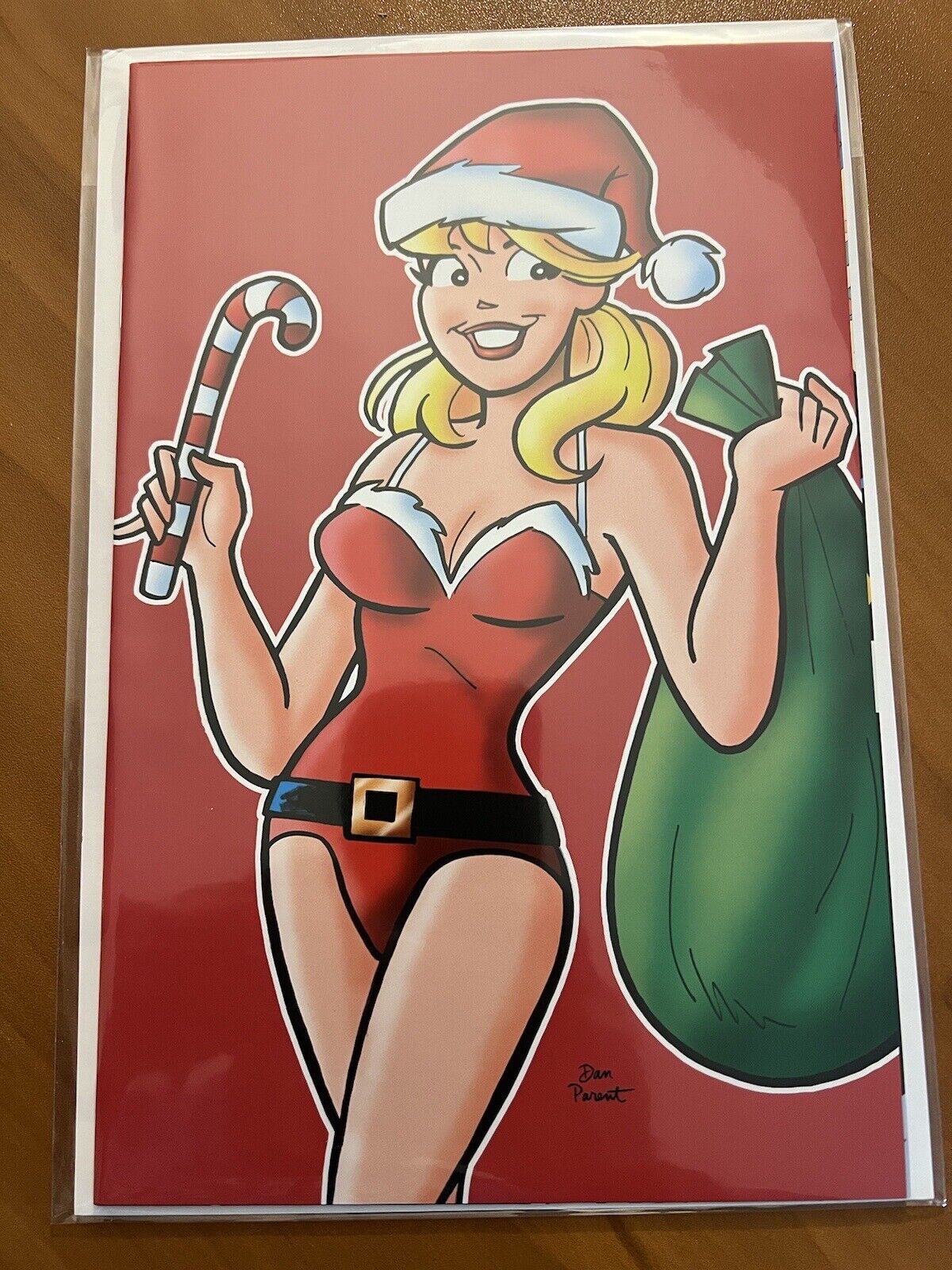 ARCHIE Holiday CHRISTMAS SPECTACULAR Exclusive BETTY Santa Outfit Candy Cane Bag