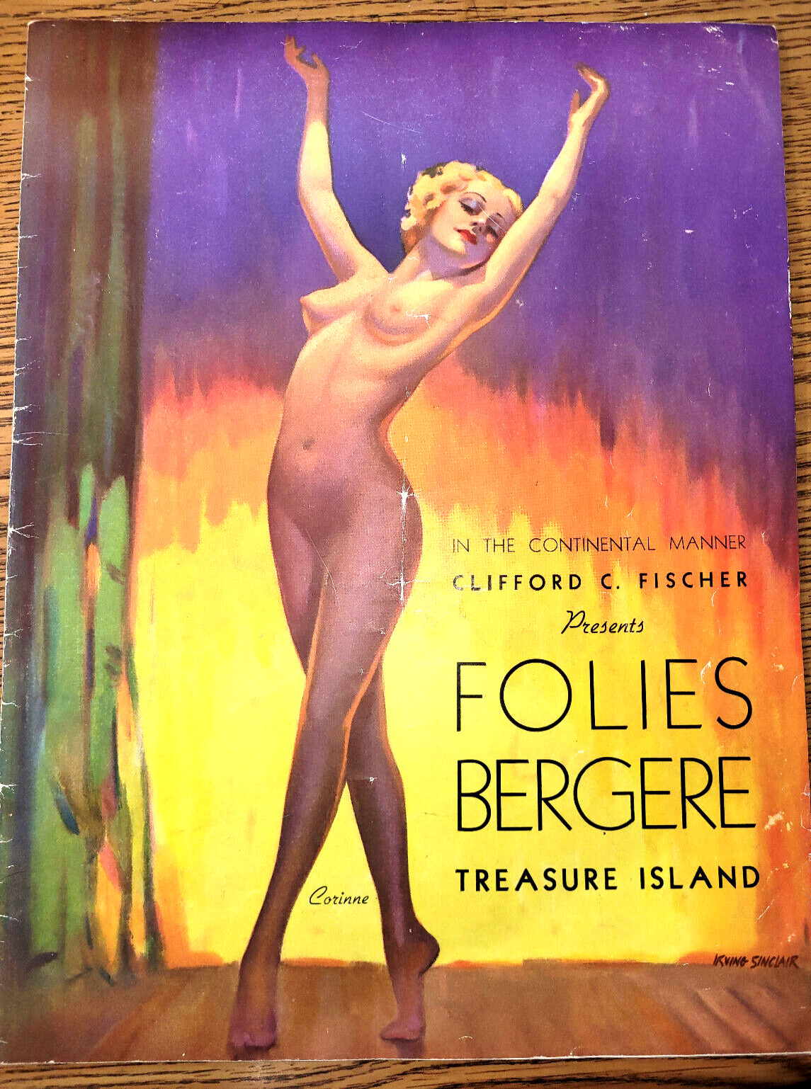 1939 Folies Bergere Treasure Island San Francisco CA Theater Program Sally Rand
