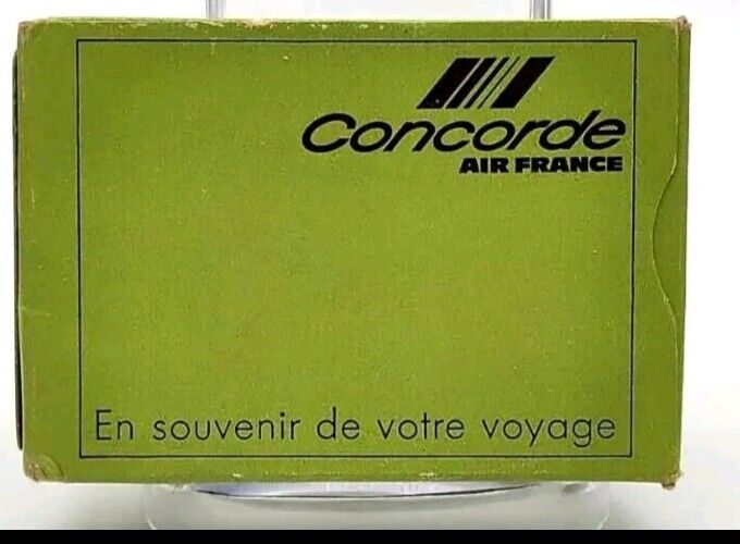 Vintage Concorde Air France Playing Card Deck Set Game of Philosophers Gayant