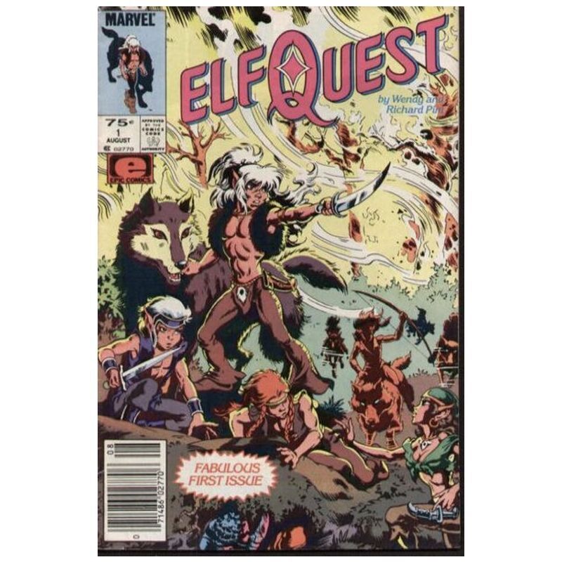 Elfquest (1985 series) #1 Newsstand in NM minus condition. Marvel comics [x