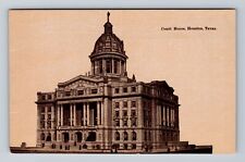 Houston TX-Texas, Court House, Antique, Vintage Postcard picture
