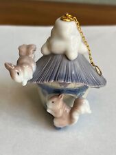 Lladro Our Winter Home Squirrels Ornament 6519? Very Gently Used NO BOX Vintage picture