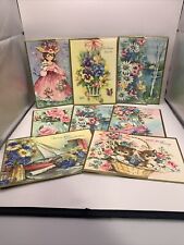 Original Vintage Greeting Cards Lot Of 80 Cards & 2 Boxes. Never Been Used. picture
