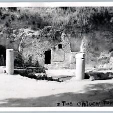 c1940s Jerusalem, Palestine, Israel RPPC Garden Tomb Ancient Religious Site A187 picture