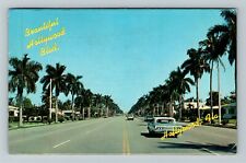 Hollywood FL-Florida, Hollywood Boulevard, c1964 Vintage Postcard picture