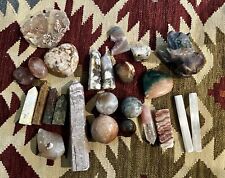 CLEARANCE Bulk Crystals - Ocean Jasper, Flower Agate, Fire Quartz, etc See Video picture