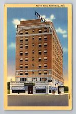 Hattiesburg MS-Mississippi, Forest Hotel, Advertising, Vintage c1949 Postcard picture