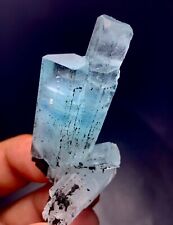 140 Carat Terminated Aquamarine Crystal From Shigar Pakistan picture