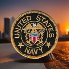 United States US Navy Go Navy Officers Insignia Embroidered Iron on Patch picture