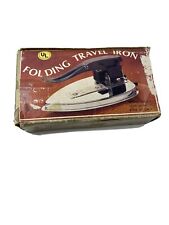 Vintage 1970's UL Folding Travel Iron Model WNEI-A Listed 786T 120volt picture