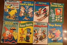 Vintage Comic Book Lot of 8 Dell Comic Books 1950's and 60's Mixed Lot Bozo, picture