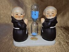 Vintage Goebel Friar Tuck Double Monk Egg Timer E 96 With Shoes 1960-1972 picture