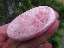 Rhodochrosite Healing Crystal polished Palm stone Inca Rose Stone spar  Natural picture