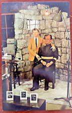 Boris Karloff in Movie Frankenstein  Movieland Wax Museum Vintage 1962 Postcard  picture