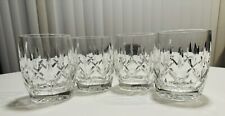 (4)Waterford Crystal Westhampton Seahorse Double Old Fashioned Glasses STUNNING picture
