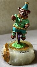 Ron Lee Vintage Bear-Lee On Unicycle Sculpture Signed&Dated 1997. #4 of Only 950 picture