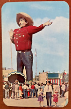 1962 Big Tex Texas State Fair Grounds Friendliness View Dallas Texas TX Postcard picture
