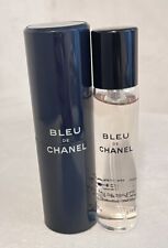 Bleu De Chanel Travel Spray Twist Tube + 20 ML Refill Full + Second Refill picture