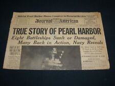1942 DECEMBER 6 NEW YORK JOURNAL AMERICAN - TRUE STORY OF PEARL HARBOR - NP 5242 picture