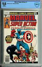 MARVEL SUPER ACTION #1 CBCS 9.8 WHITE PAGES // JACK KIRBY COVER ART MA ID: 41403 picture